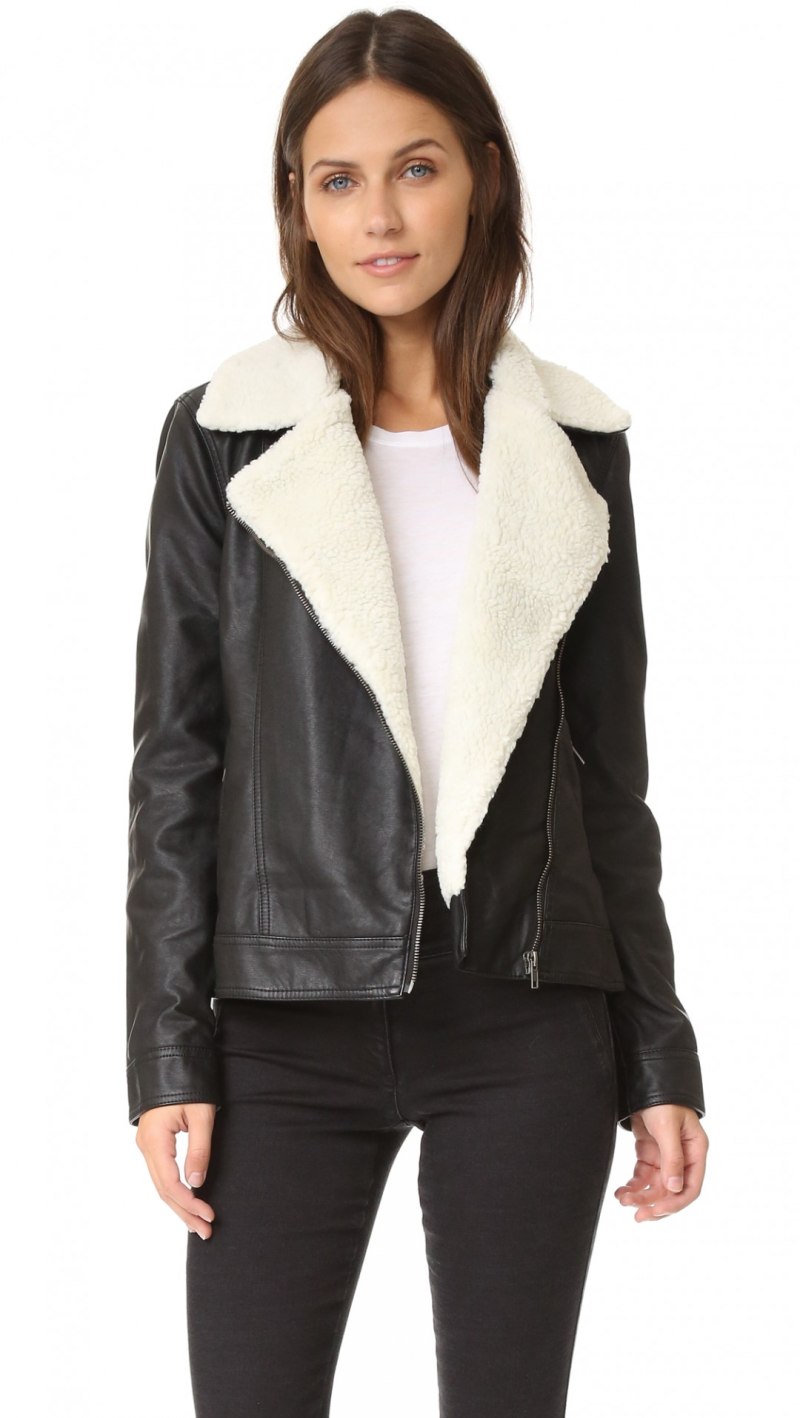 Roksan Leather fur кожаная куртка женская