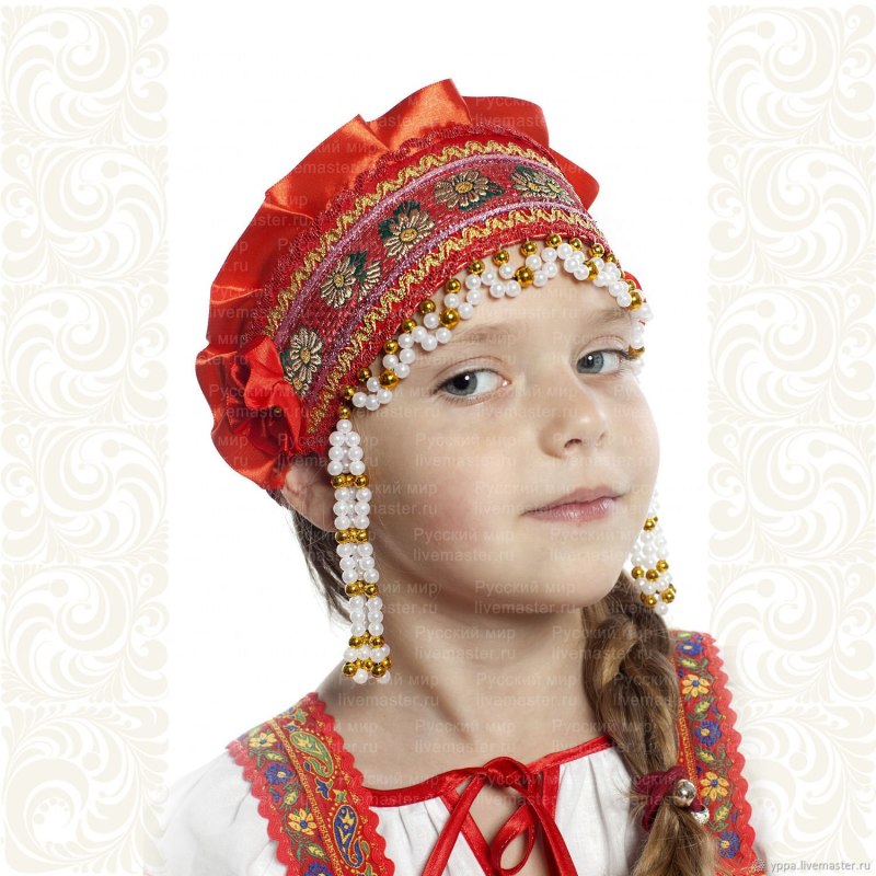 Кичка сорока кокошник повойник