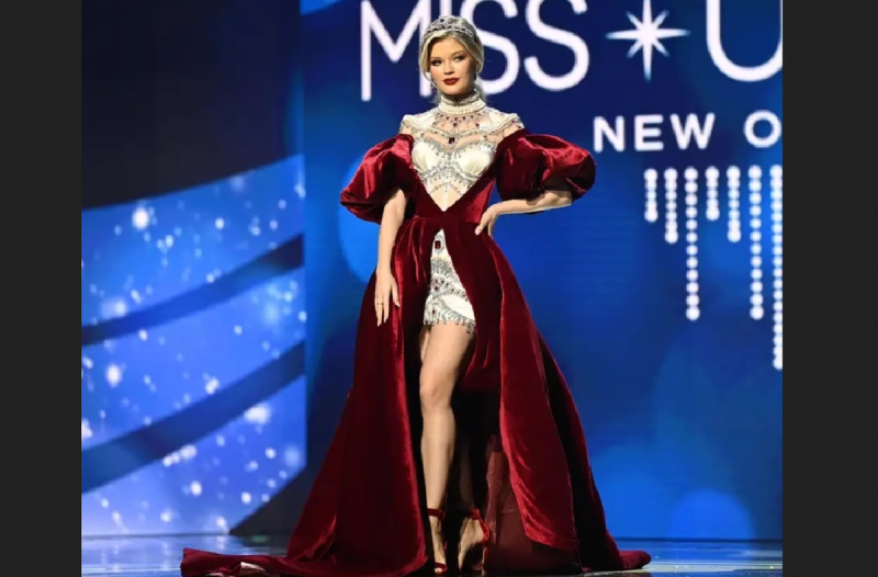 Анна Линникова Мисс Вселенная 2023 в Красном платье