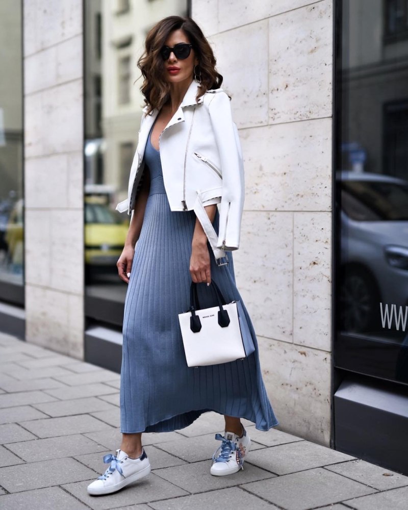 Платье миди 2022 Street Style