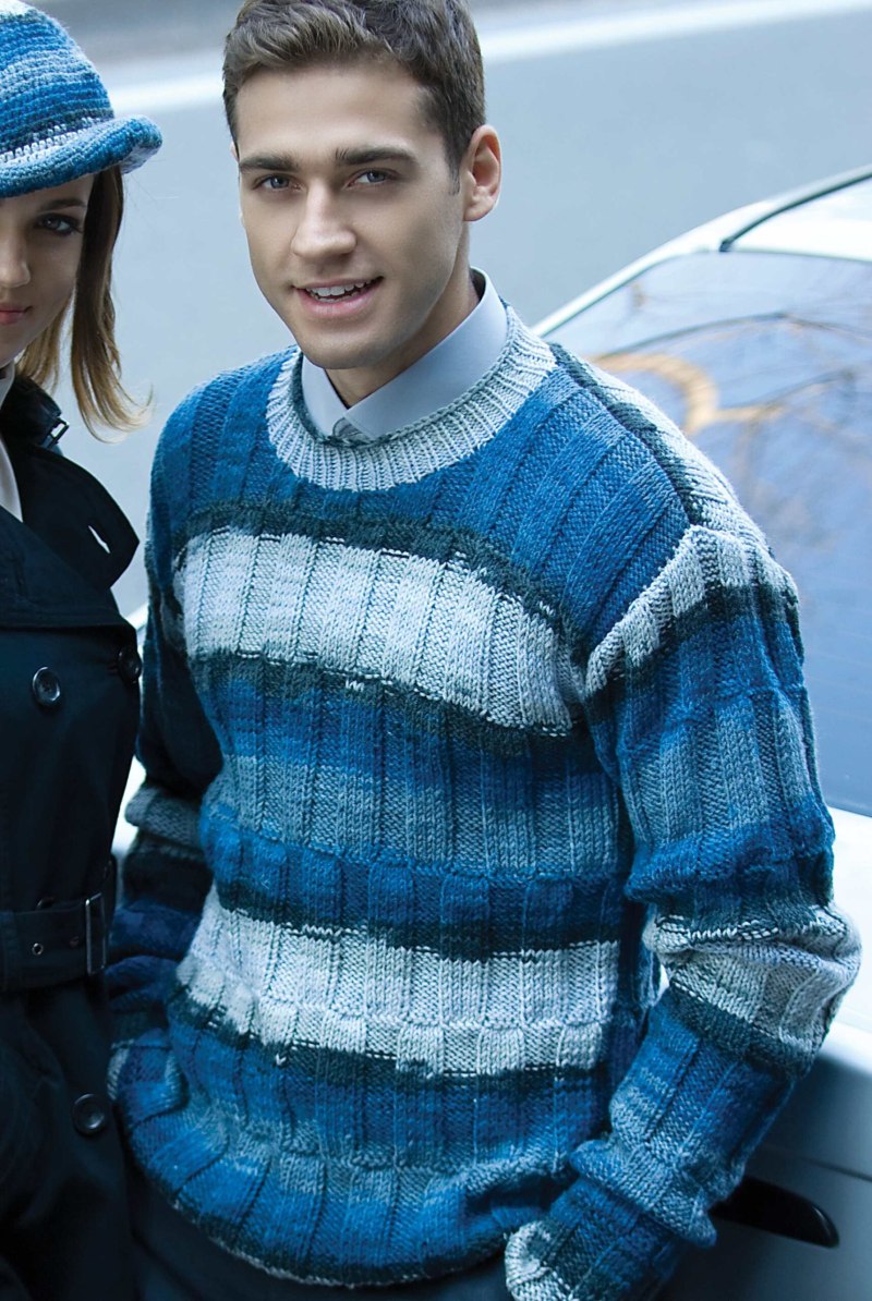 Джемпер из Alize Lanagold Batik