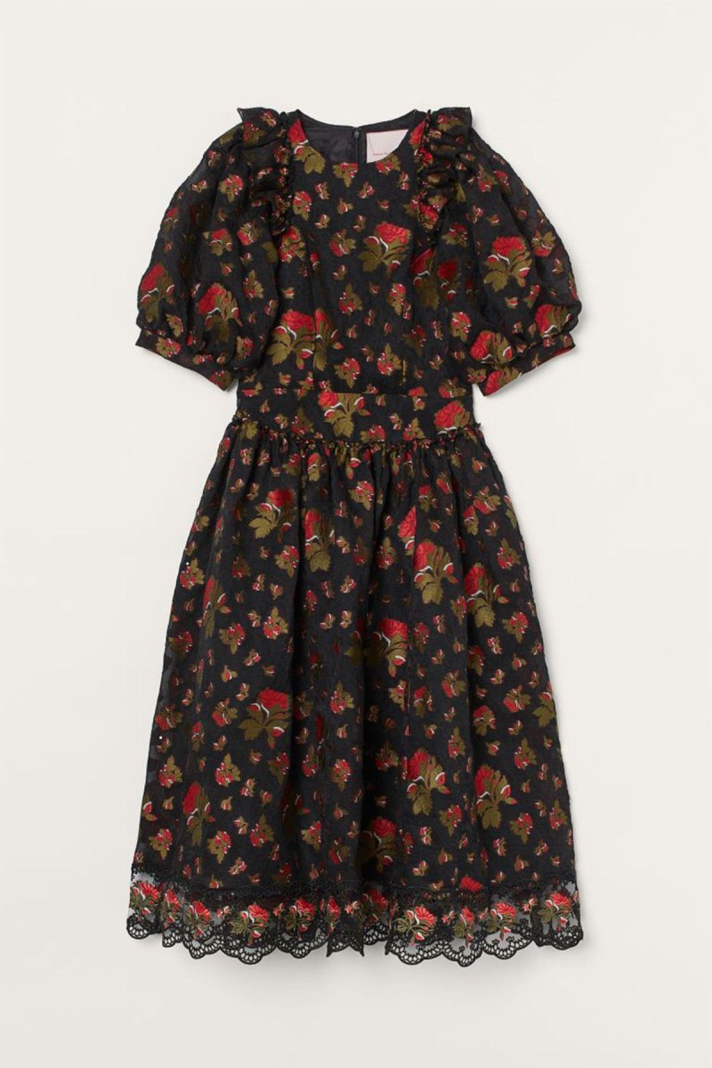 Simone Rocha HM черное платье