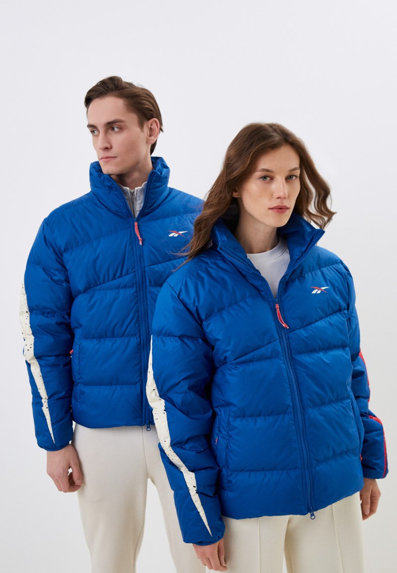 Пуховик Reebok оранжевый