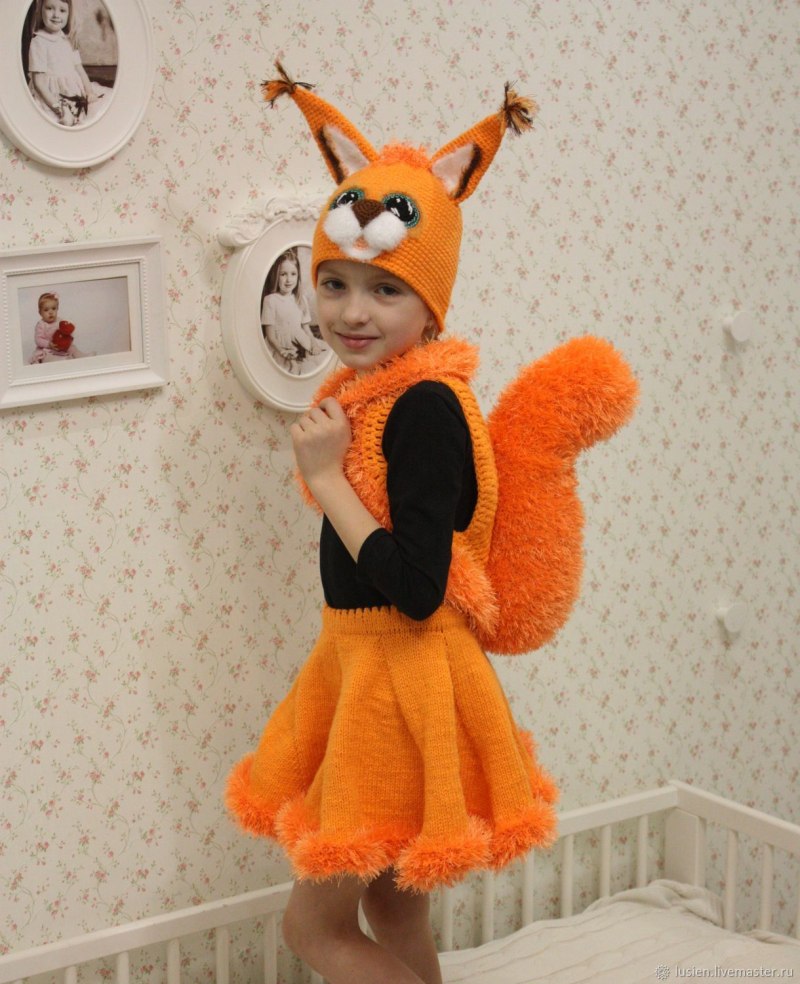 Костюм белочки для девочки