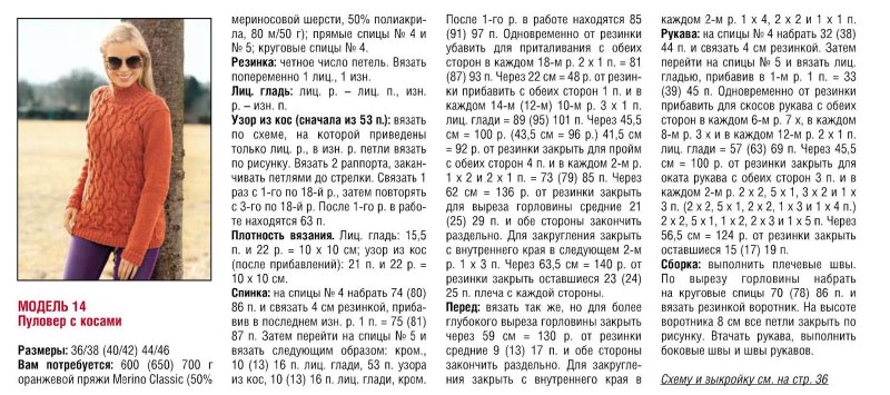 Свитер женский спицами схемы