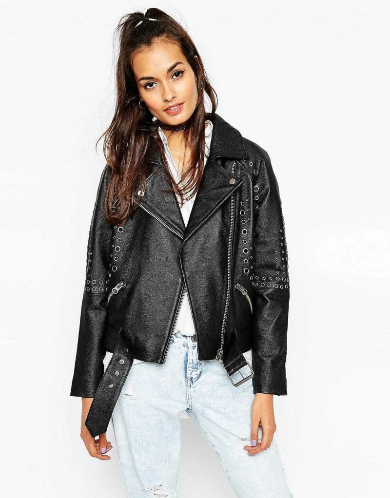 VCN Leather куртка женская