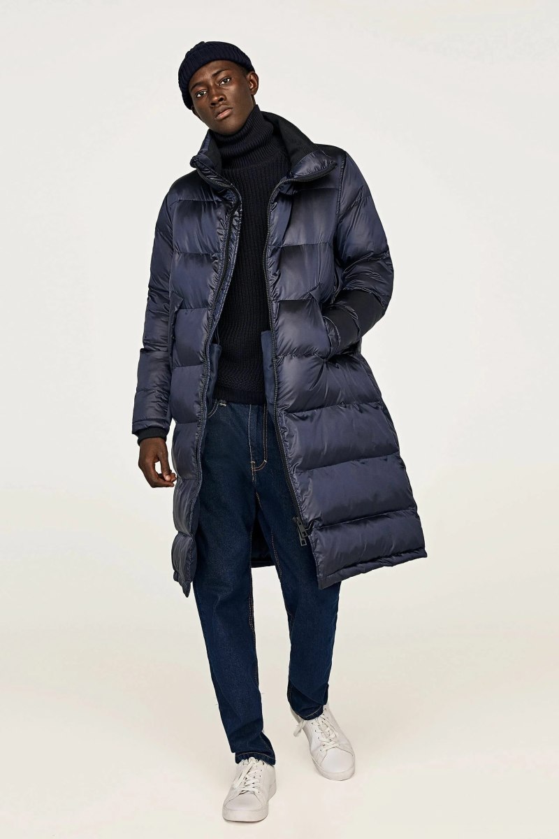 Мужское пуховое пальто Zara