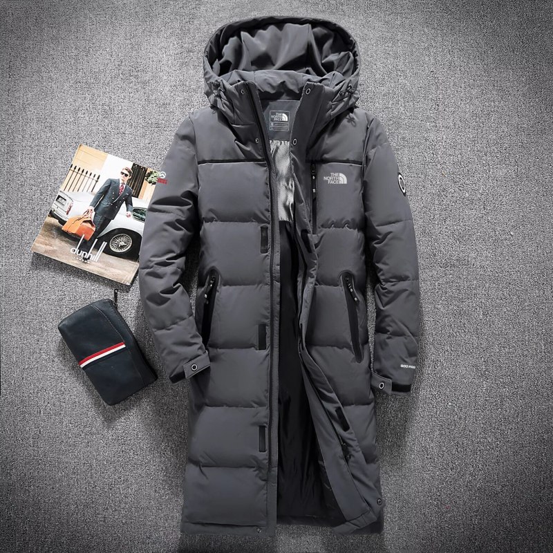 The North face пуховик мужской длинный
