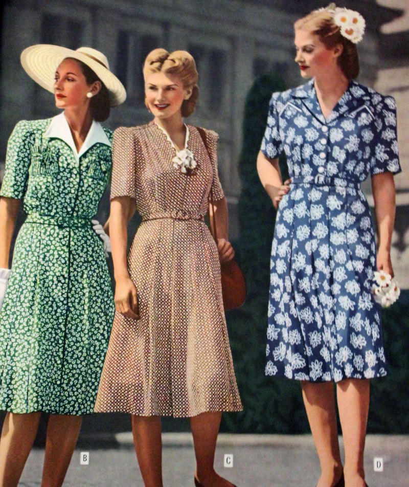 Мода 1940е Москва