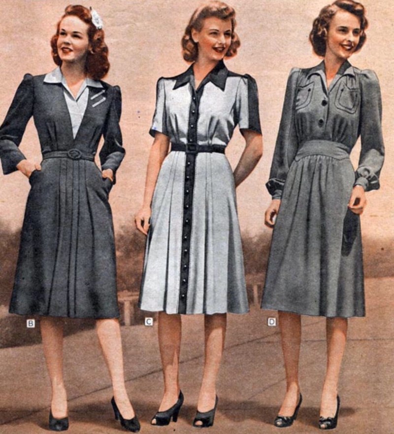 Мода 1940х Испания