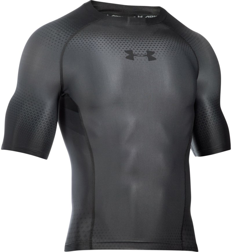 Черная компрессионная футболка under Armour