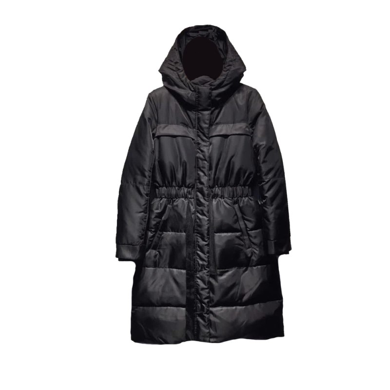 Prada пуховик женский черный