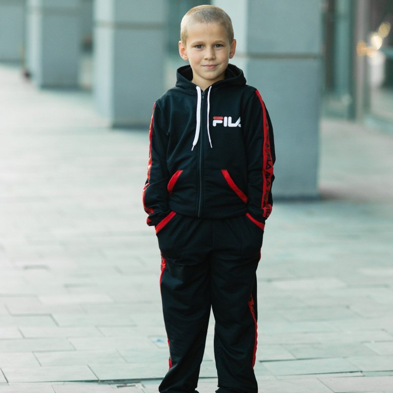 Костюм спортивный красный для мальчика Fila