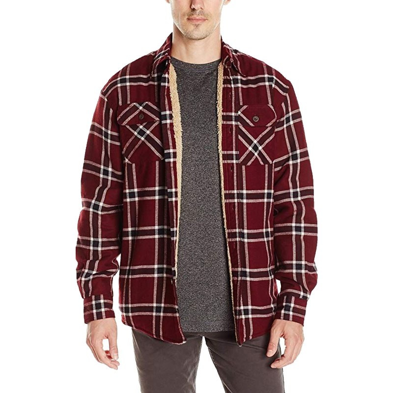 Мужская утепленная рубашка Flannel Shirt Jacket