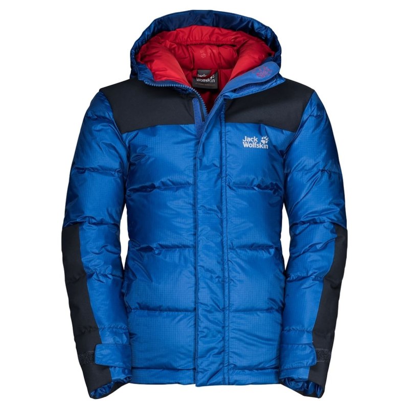 Пуховик Jack Wolfskin синий