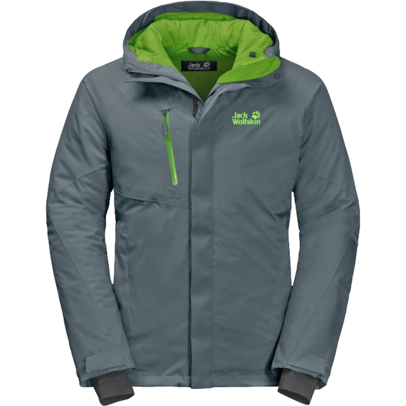 Куртка мужская Jack Wolfskin troposphere m, цвет: зеленый