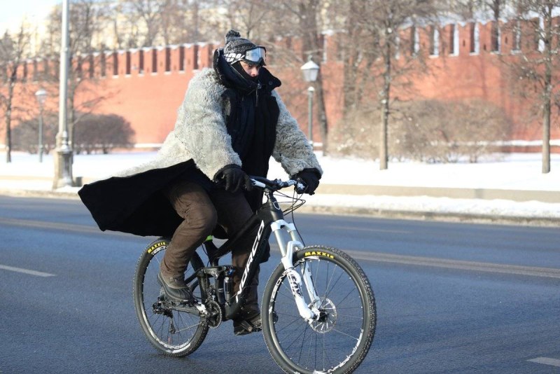 На Велике зимой