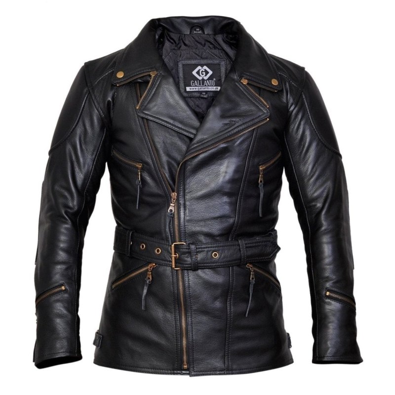 Biker cuir куртка