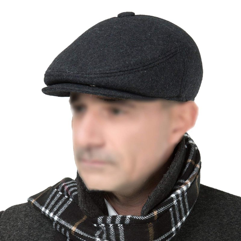 Кепка восьмиклинка шерстяная