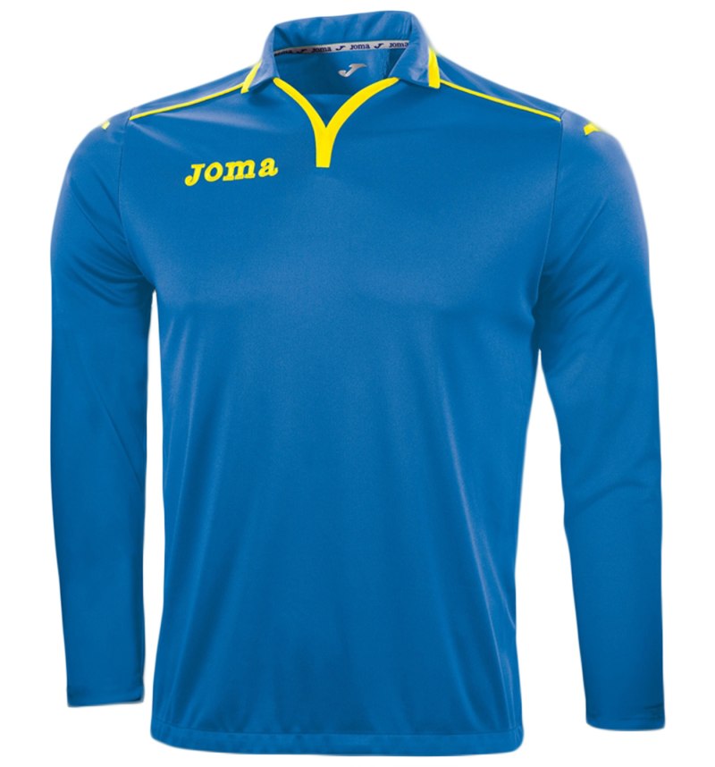 Форма футбольная Joma голубая с воротником