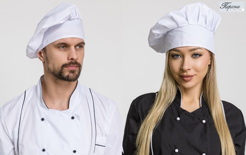 Колпаки поварские женские