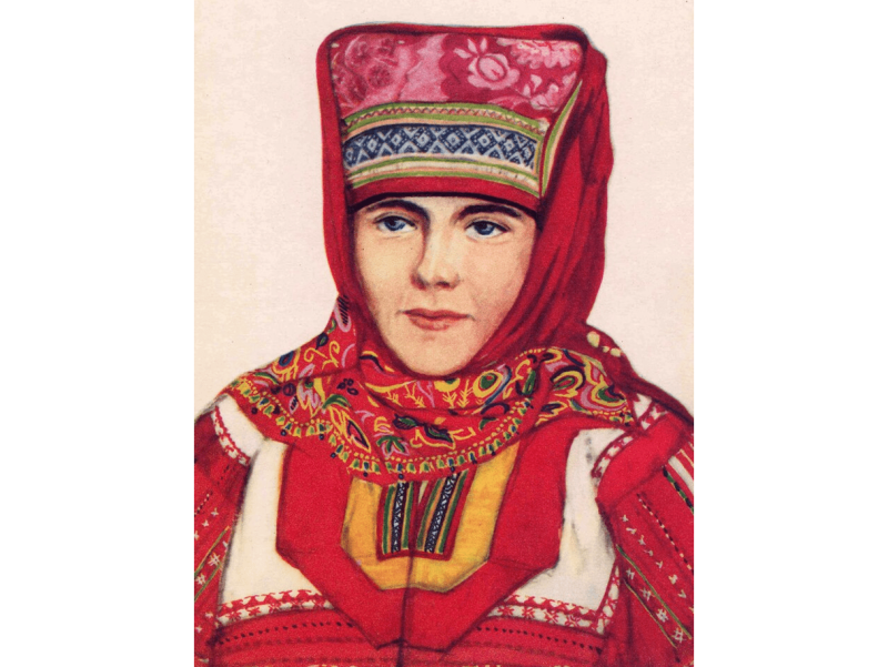 Женский головной убор Тамбовской губернии