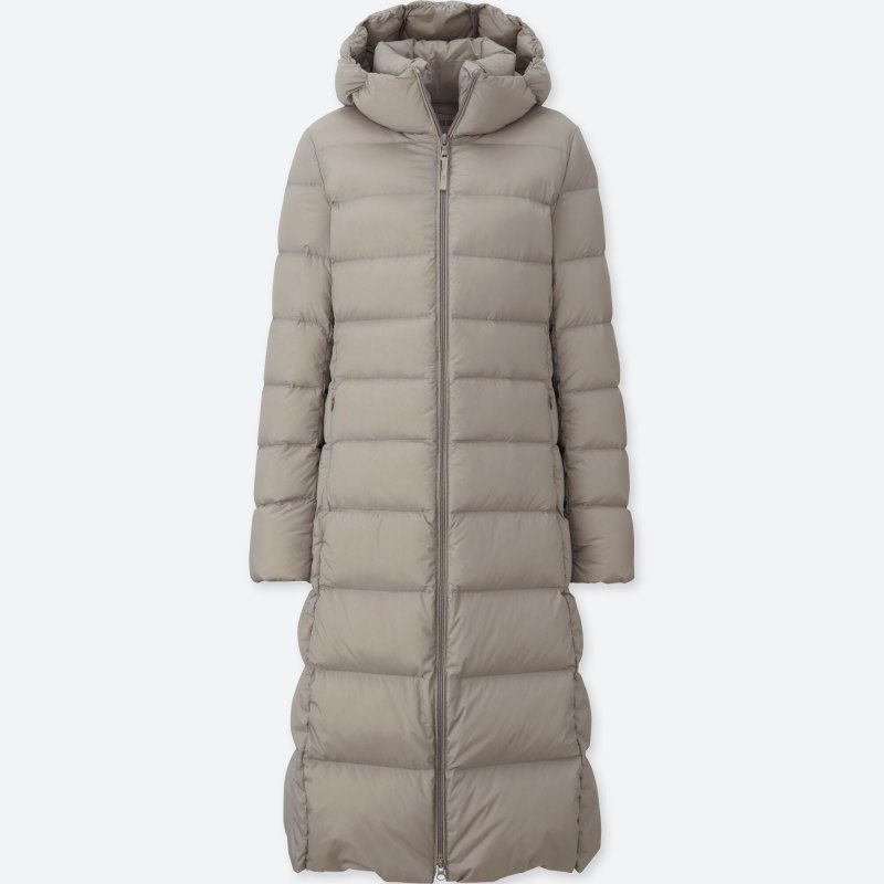 Пуховик Uniqlo длинный