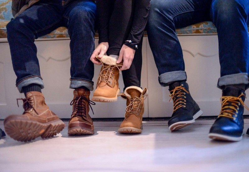Ботинки Timberland мужские на ноге