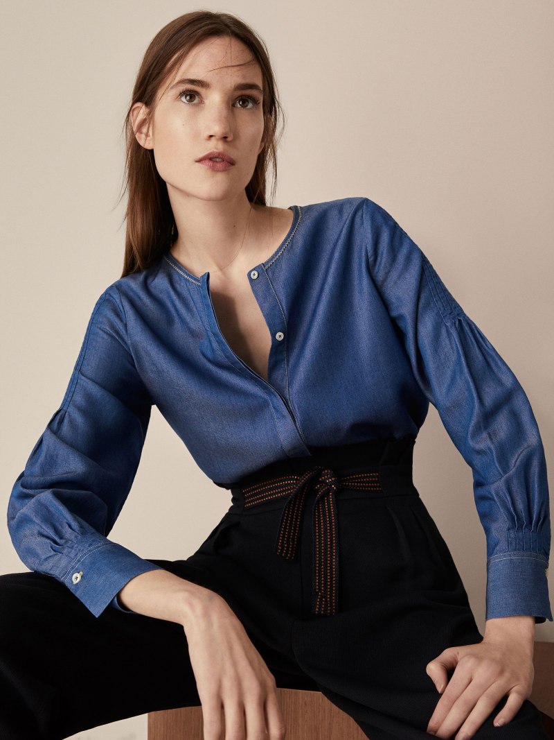 Рубашка massimo Dutti шелк