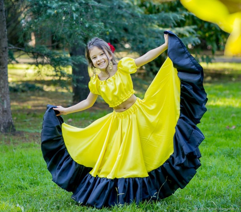 Цыганская юбка для девочки
