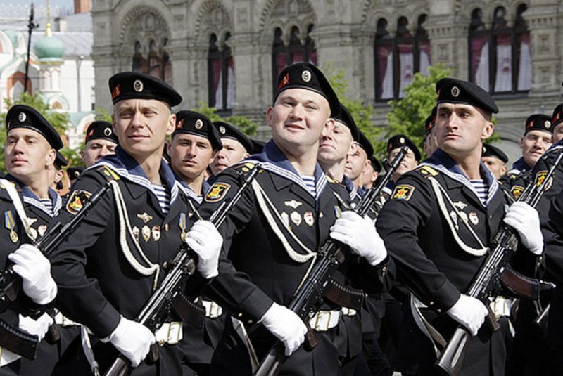 Парадная форма морпехов РФ