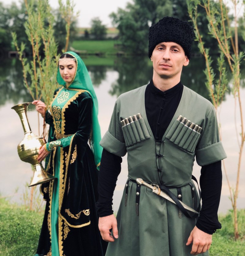 Национальный костюм чеченцы-аккинцы.