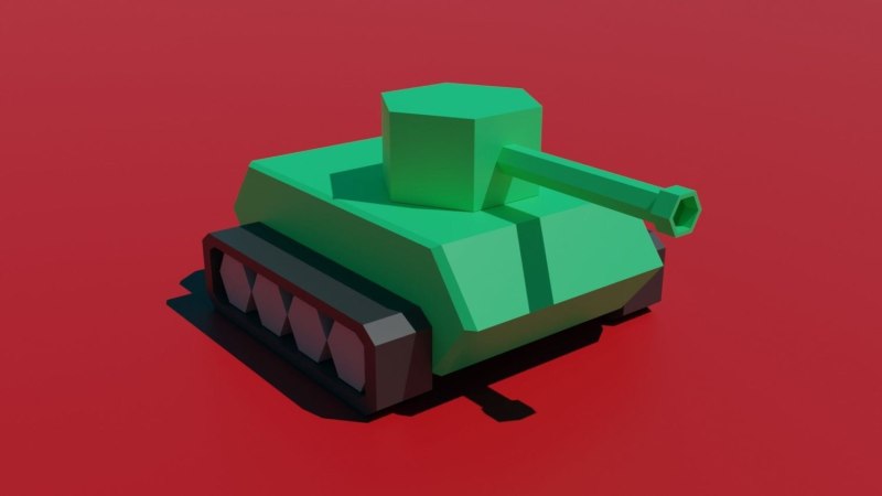 Танк 3d Low Poly