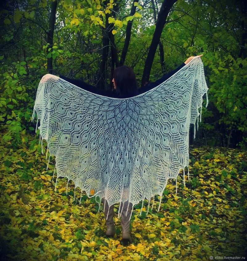 Шаль османтус