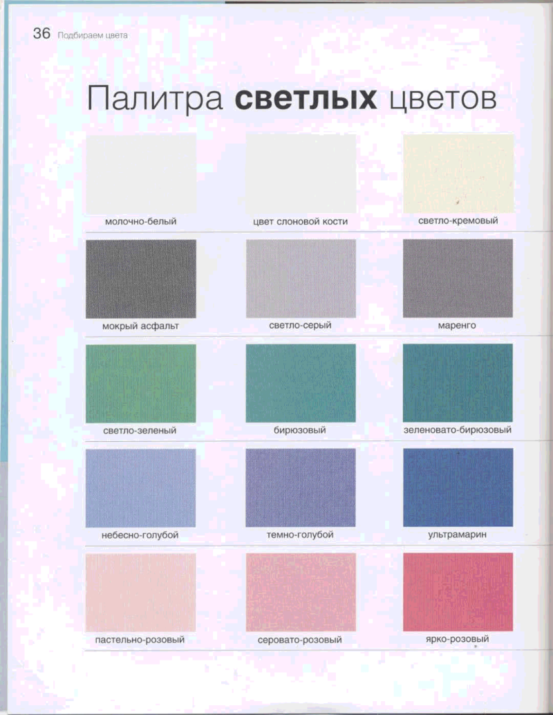Цвет светлый маренго