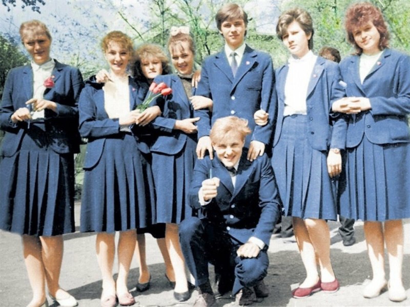 Школьная форма СССР 80-Е годы