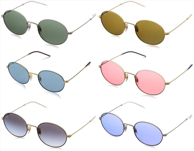 Овальные очки ray ban