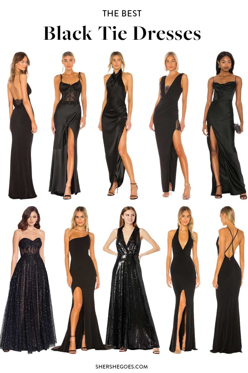 Creative Black Tie Dress code для женщин
