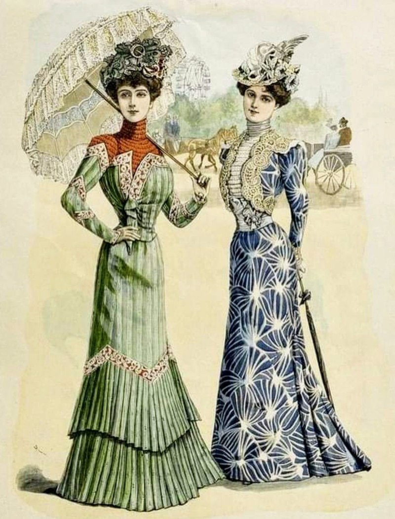 Платья 1900-1900 Edwardian