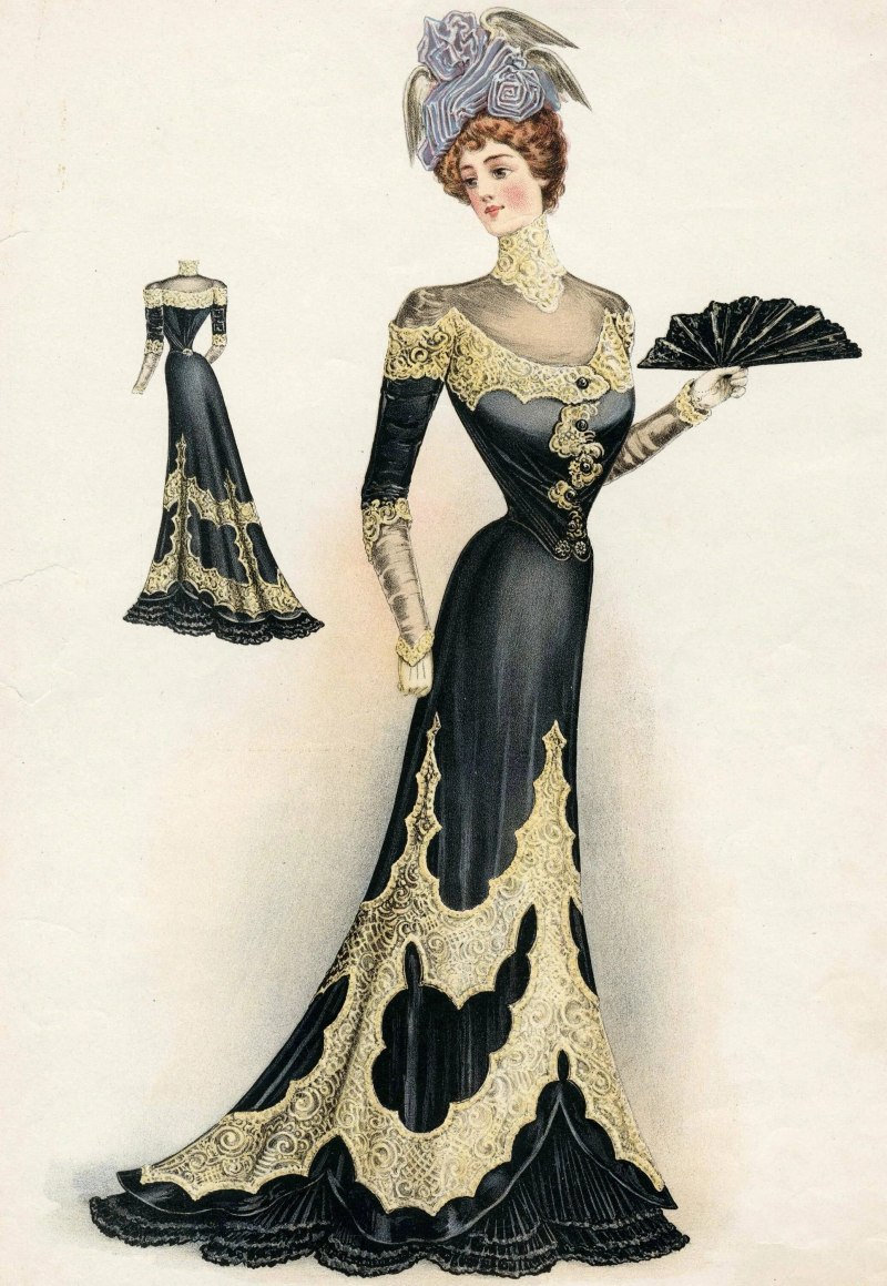 Костюм стиля Модерн 1890-1913