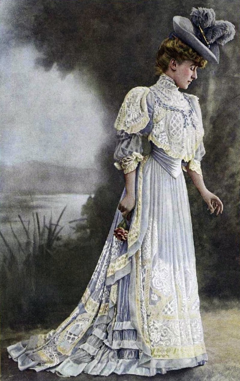 Мода Эдвардианская эпоха 1900