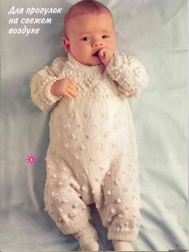 Вязаная одежда для новорожденных