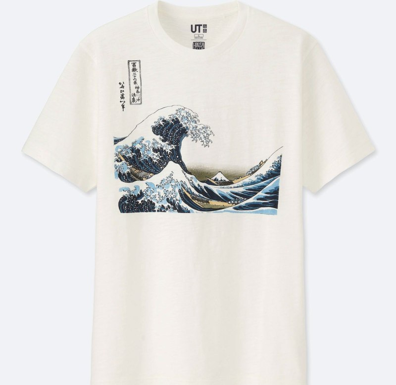 Katsushika Hokusai футболка Uniqlo