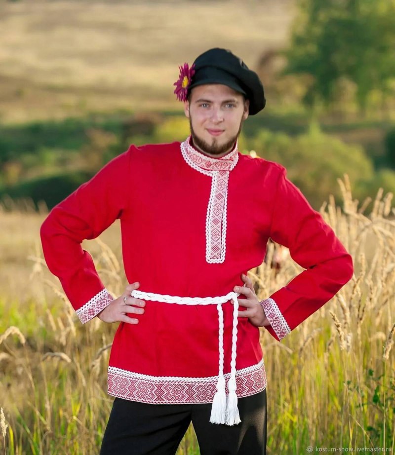 Народная рубаха косоворотка