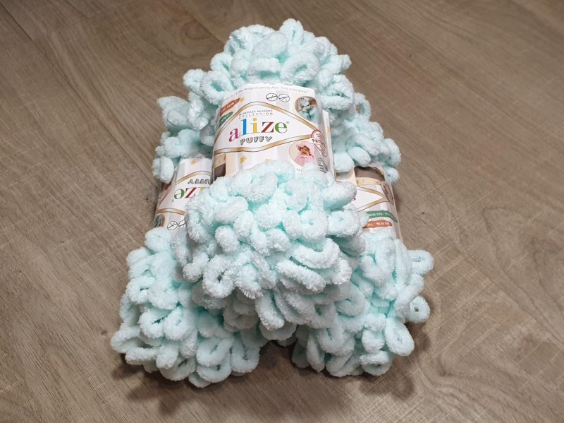 Пинетки из Alize puffy
