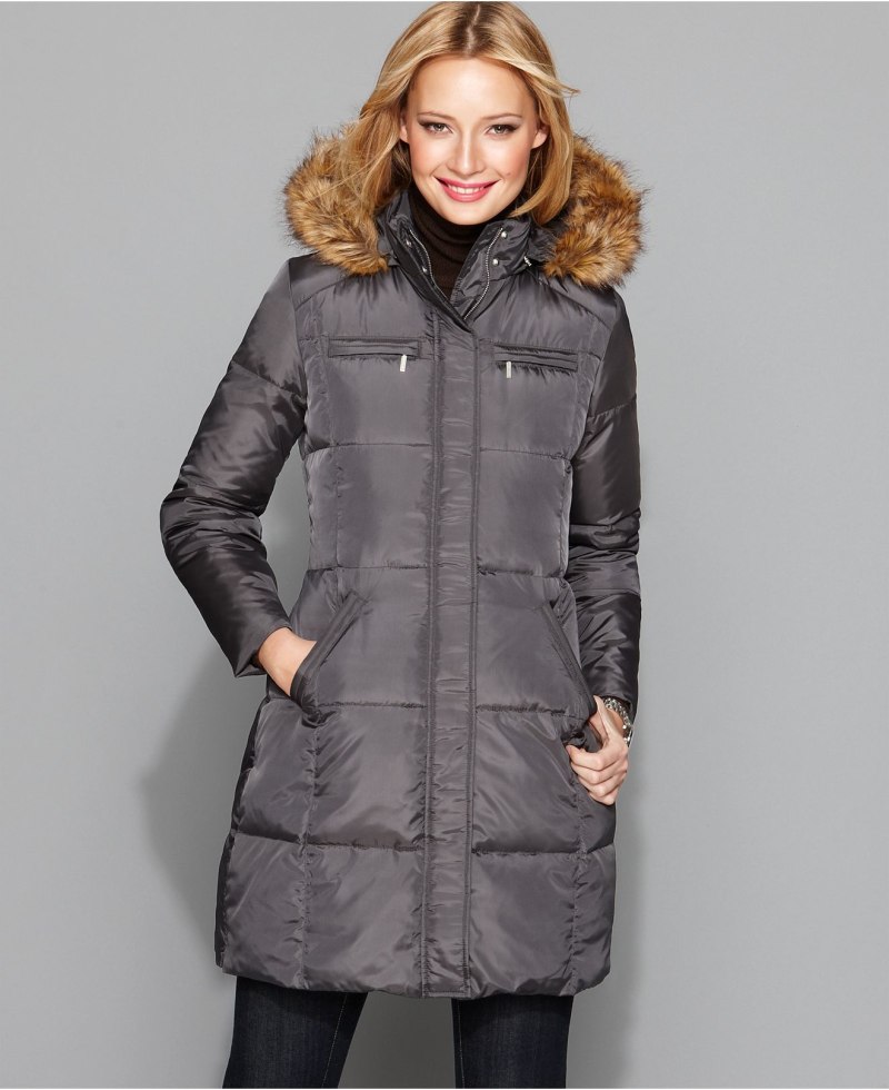 Michael Kors женский пуховик Faux fur