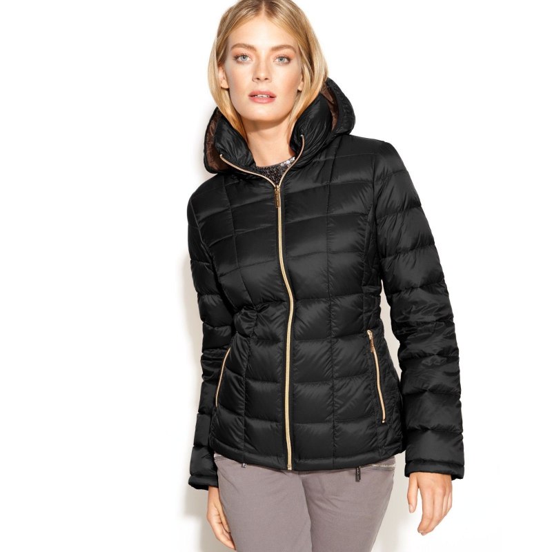 Michael Michael Kors Packable Hooded Puffer Jacket