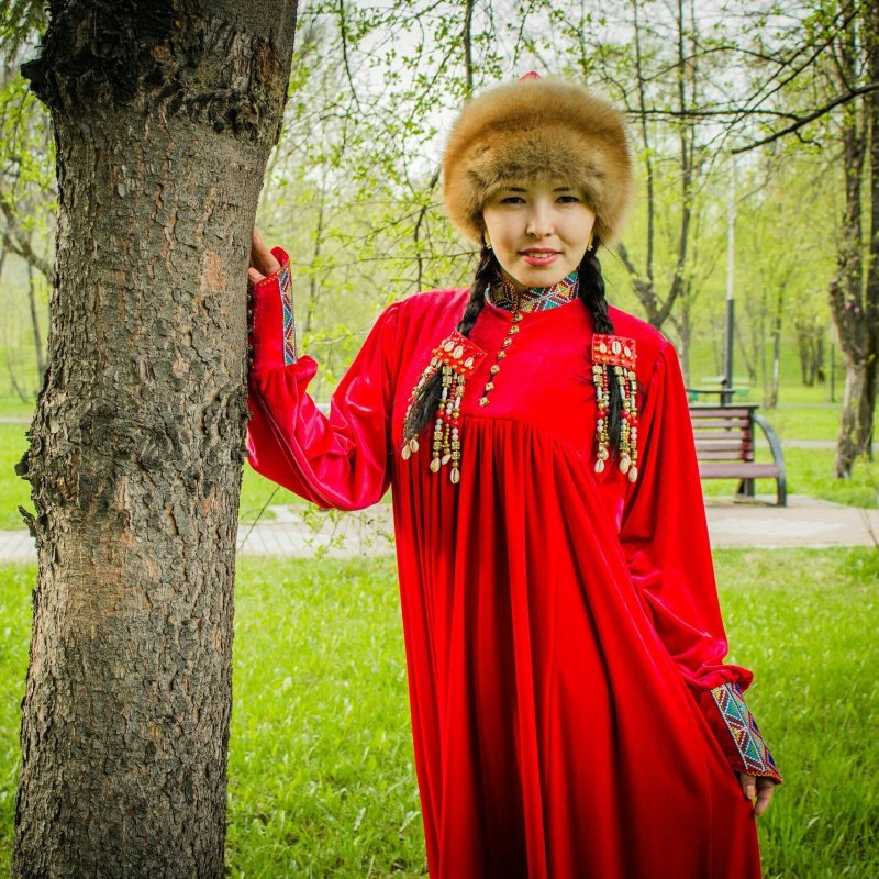 Кумандинцы национальный костюм