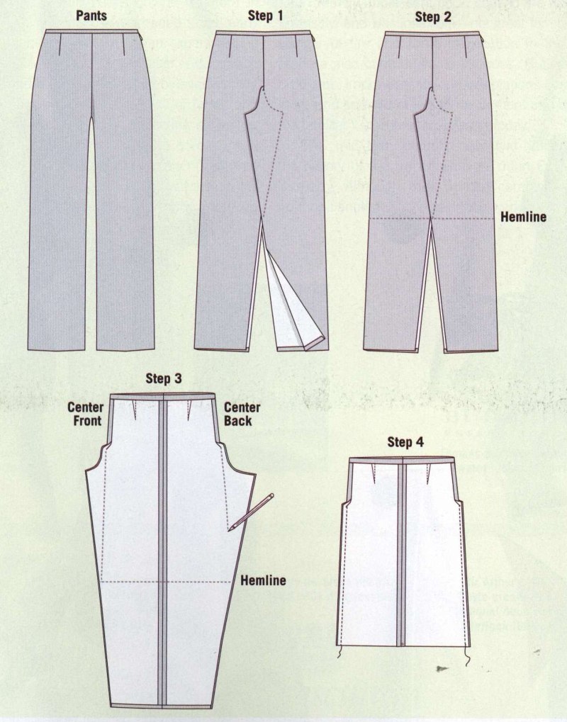 Переделки из брюк