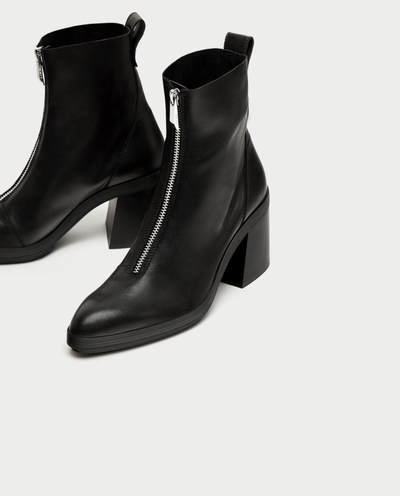 Ботинки Zara TRF кожа